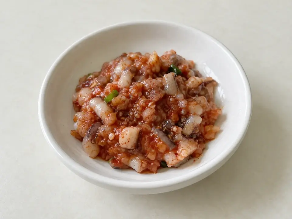 참낙지젓(탕탕이)