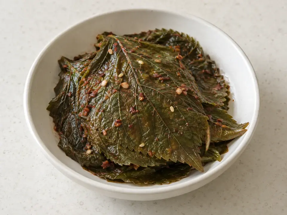 깻잎무침